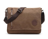 Canvas Leather Crossbody Bag